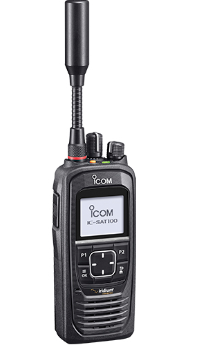 Icom IC-SAT100 Iridium Satellite PTT Handheld Radio Bluetooth Global