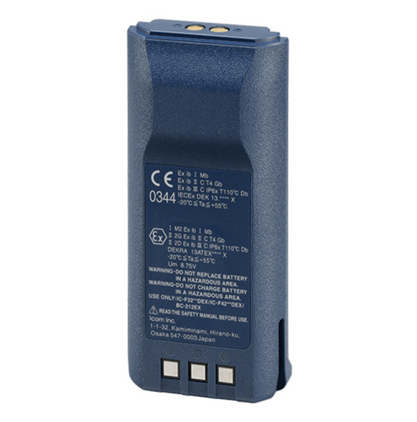 Icom BP277EX Li-ion 7.4V 1900mAh (typ. capacity), 1800mAh (min.