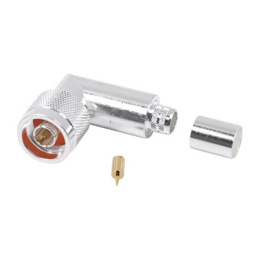RF Industries RFN-1009-3I N Male Right Angle Coaxial RF Connector PTFE