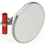 SIAE MICROELETTRONICA ANT-11GHZ-36-CIR 11GHz Dish Antenna, 3ft, Dual Pole, Circular Flange, SIAE Direct Mount
