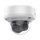 Epcom Professional D50-TURBO-G2ZW Dome 5MP TURBOHD / Mot. Lens. 2.7 - 13.5 mm / IR EXIR up to 40 mts / IP67 / IK 10 / dWDR / 4 Technologies (TVI / AHD / CVI / CVBS)