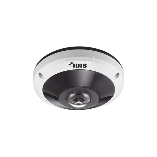 Idis DCY6516WRX(US) IP Fisheye 5MP | Micro SD | Two-Way Audio | Alarm I/O | PoE 802.3AF | IR LED 65ft | WDR | Day/Night (ICR) | IK10/IP67 | NDAA Compliance