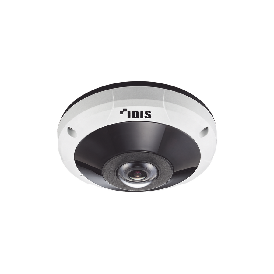 Idis DCY6516WRX(US) IP Fisheye 5MP | Micro SD | Two-Way Audio | Alarm I/O | PoE 802.3AF | IR LED 65ft | WDR | Day/Night (ICR) | IK10/IP67 | NDAA Compliance