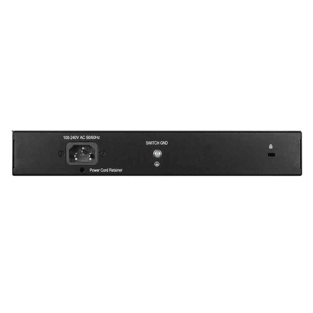D-Link DGS-1008MP 8-Port Gigabit PoE Unmanaged Switch 125W PoE+ Budget 1U 802.3at