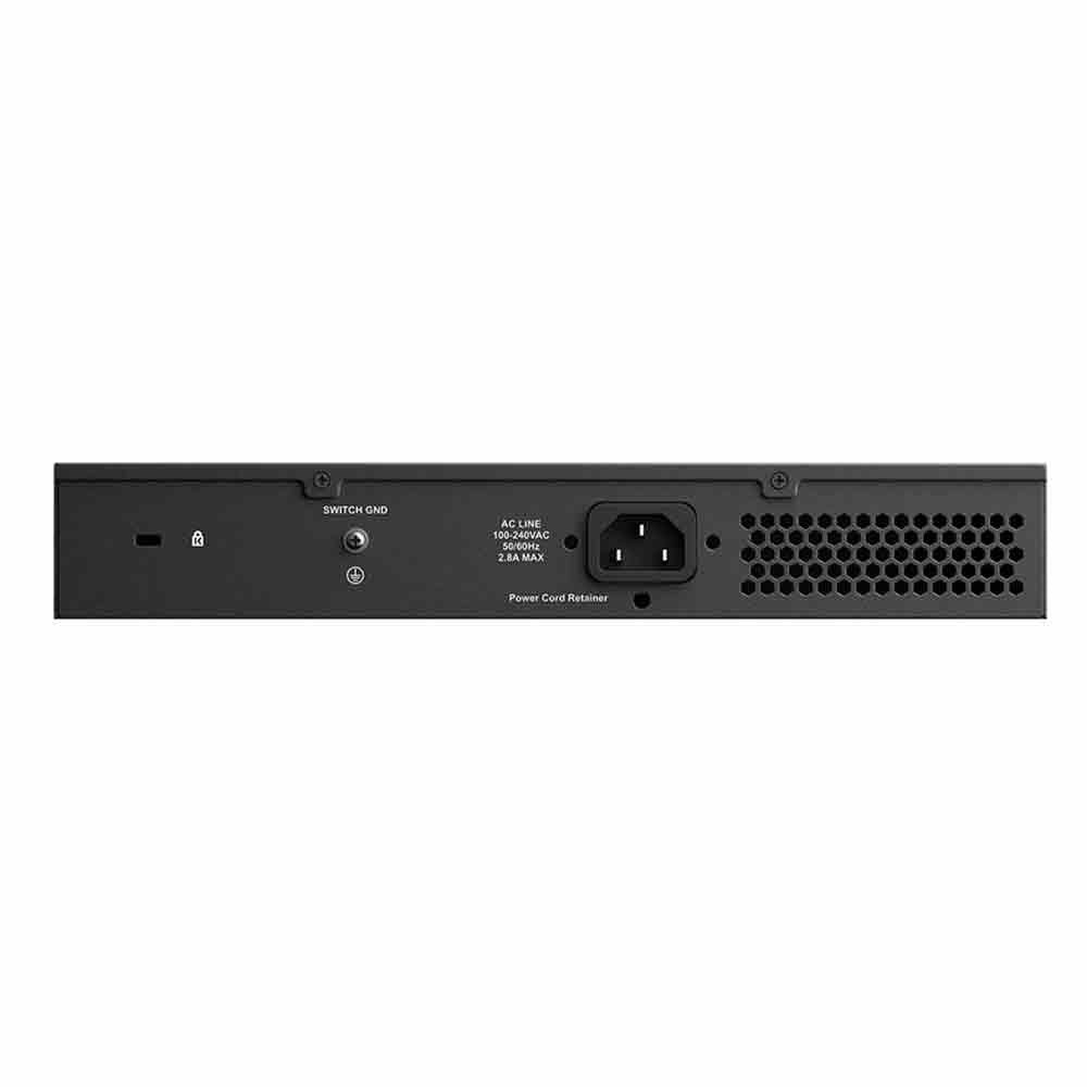 D-Link DGS-1010MP 10-Port Gigabit PoE Switch 125W 8 x PoE+ 1GbE 1 SFP Plug N Play 1U 802.3at Unmanaged