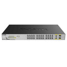 D-Link DGS-1026MP 26-Port Gigabit PoE Unmanaged Plug N Play Switch 24 PoE+ 370W budget 2 Uplink Gigabit Ports