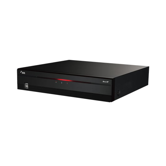 Idis DR-2516P(US) NVR 4K | 8 PoE Ports | 16 IP Channels | NDAA Compliant | Supports FEN