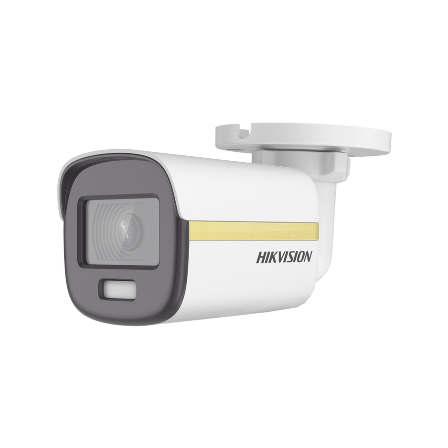 Hikvision DS-2CE10UF3T-E [ColorVu] TURBOHD Bullet 4K (8 Megapixel) / 24/7 Color Image / 2.8 mm Lens / METAL / White Light 65ft / Outdoor IP67 / WDR 130 dB