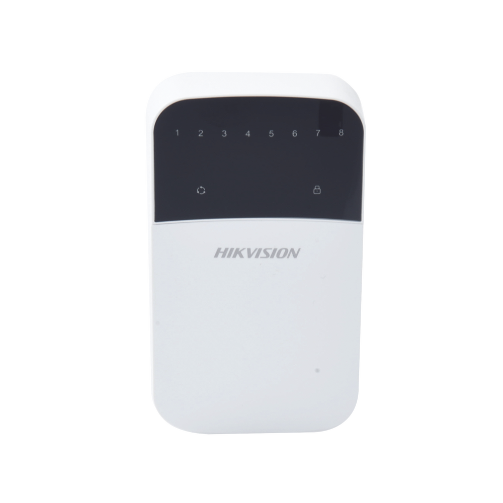 Hikvision DS-PKG-H8L 8 zone LED keyboard compatible with Hikvision hybrid panel.