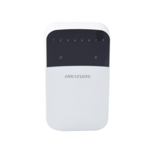 Hikvision DS-PKG-H8L 8 zone LED keyboard compatible with Hikvision hybrid panel.