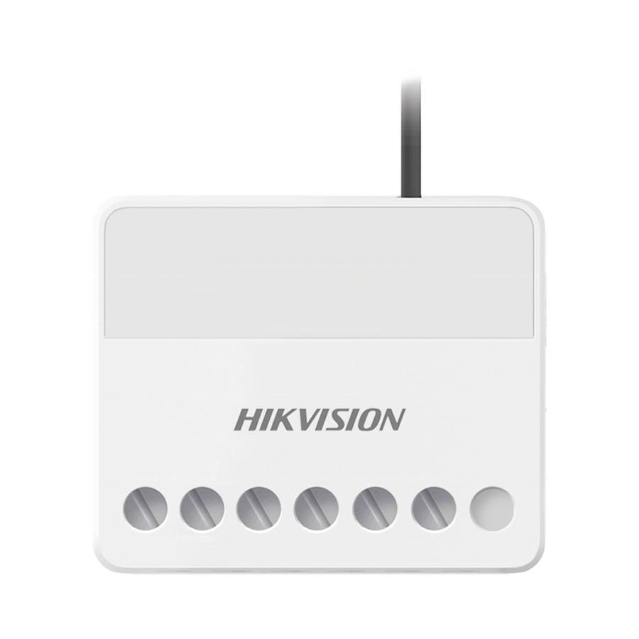 Hikvision DS-PM1-O1L-WB (AX PRO) Wireless Relay / 1 Alarm Input 24/7 / 1 Relay Output 0 to 36 VDC (Max. 5 A)