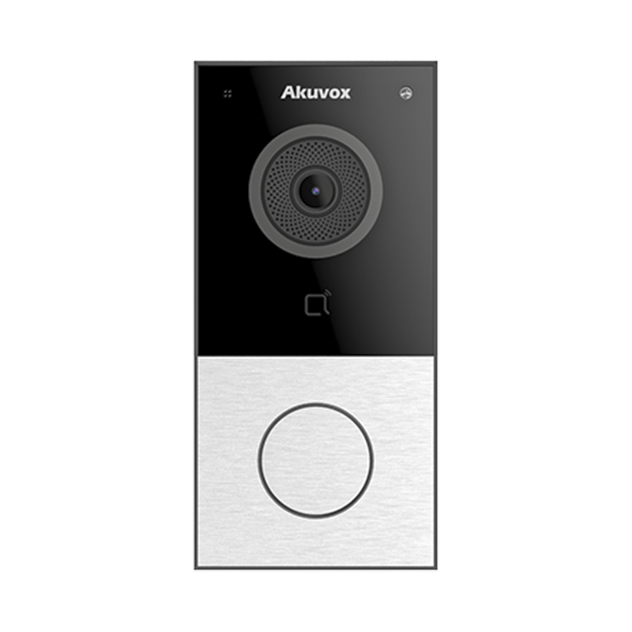 Akuvox E12W IP Video Intercom for 1 Apartment / WiFi / SIP / Cloud Management / Card or Bluetooth Access / Compatible with SmartPlus App