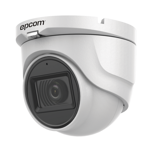 Epcom Professional E50-TURBO-G2/A Audio by Coaxitron / Turret TURBOHD 5 Megapixels / FOV 85° / Lens 2.8 mm / 98 ft IR / Outdoor IP67 / 4 Technologies / dWDR