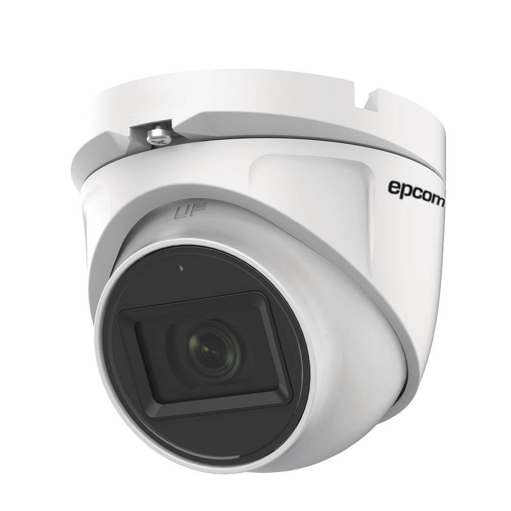 Epcom Professional E8-TURBO-G2/A Dome TURBOHD 2 Megapixels / FOV 106° / Lens 2.8 mm / Audio by Coaxitron / 30 mts IR EXIR / Exterior IP66 / 4 Technologies / dWDR