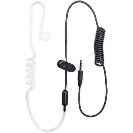 Hytera EA-01 Receive-Only Transparent Acoustic Tube Earpiece used with ACS-01