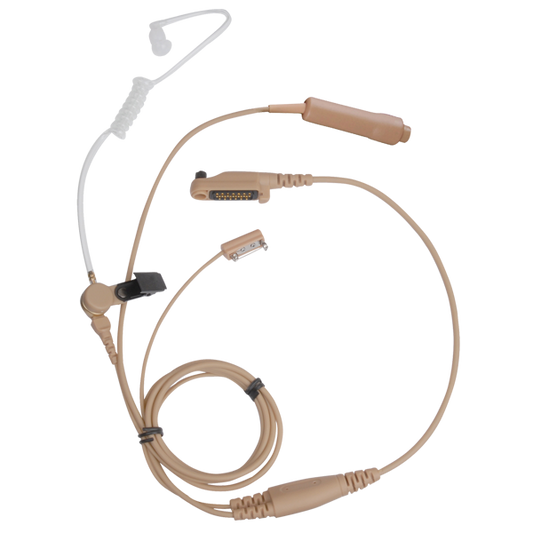 Hytera EAN21-P 3-wire Surveillance Earpiece with Transparent Acoustic Tube