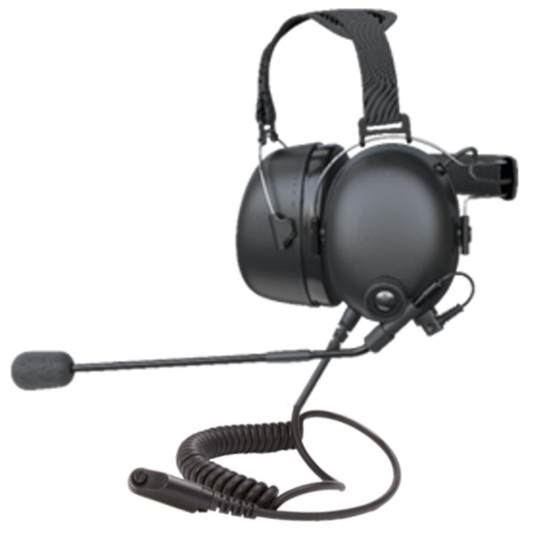 Hytera ECN48-P Heavy-Duty Neckband Radio Headset Noise-Cancelling Mic