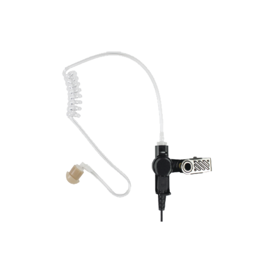 Pryme EH1389X Medium Duty Surveillance Earphone: LISTEN ONLY Acoustic Tube Earphone with NEW TWIST CONNECTOR