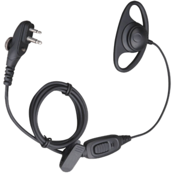 Hytera EHM15-A D-style Earpiece with in-line MIC and VOX