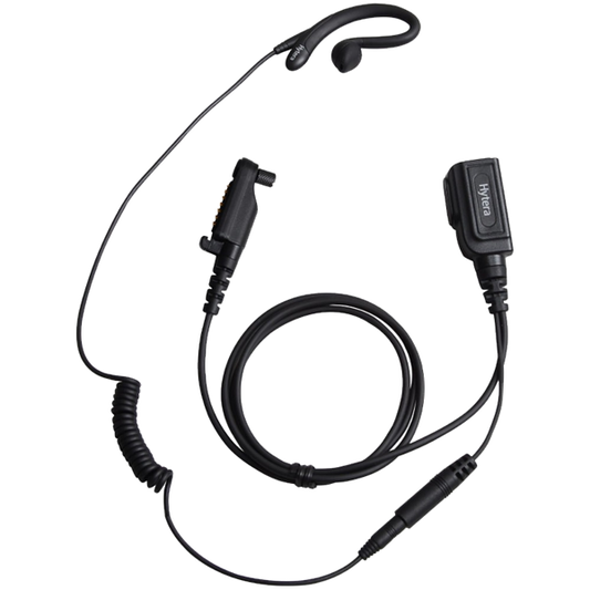 Hytera EHN26-P C-Style Earpiece with In-Line PTT and Microphone