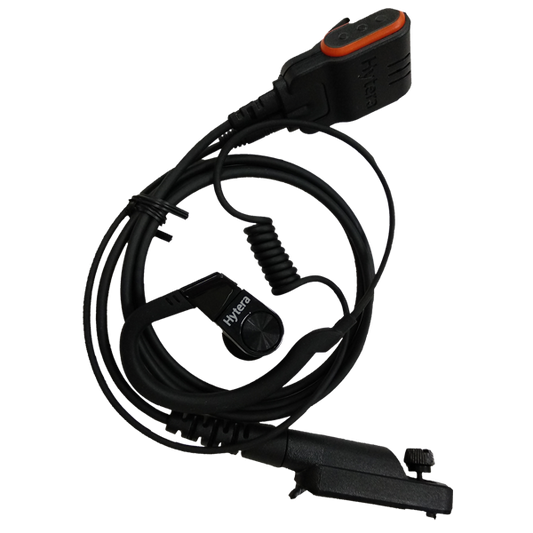 Hytera EHN33 C-style Earloop Earpiece with PTT & MIC cable