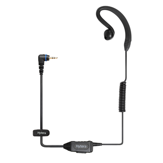 Hytera EHS16 C-style Earpiece with In-line PTT and Mic