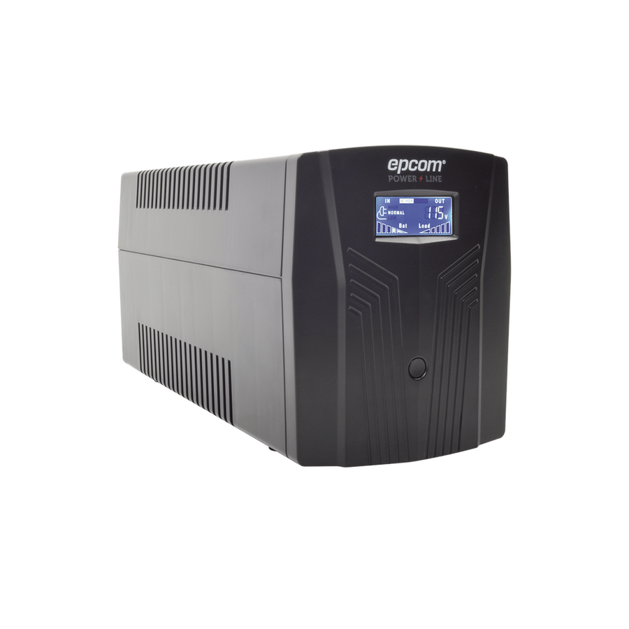 Epcom Powerline EPU1200LCD 1200VA/ 720W UPS No break With LCD Display, 6 NEMA 5-15R Outlets, RJ45 Protection and USB Communication Port
