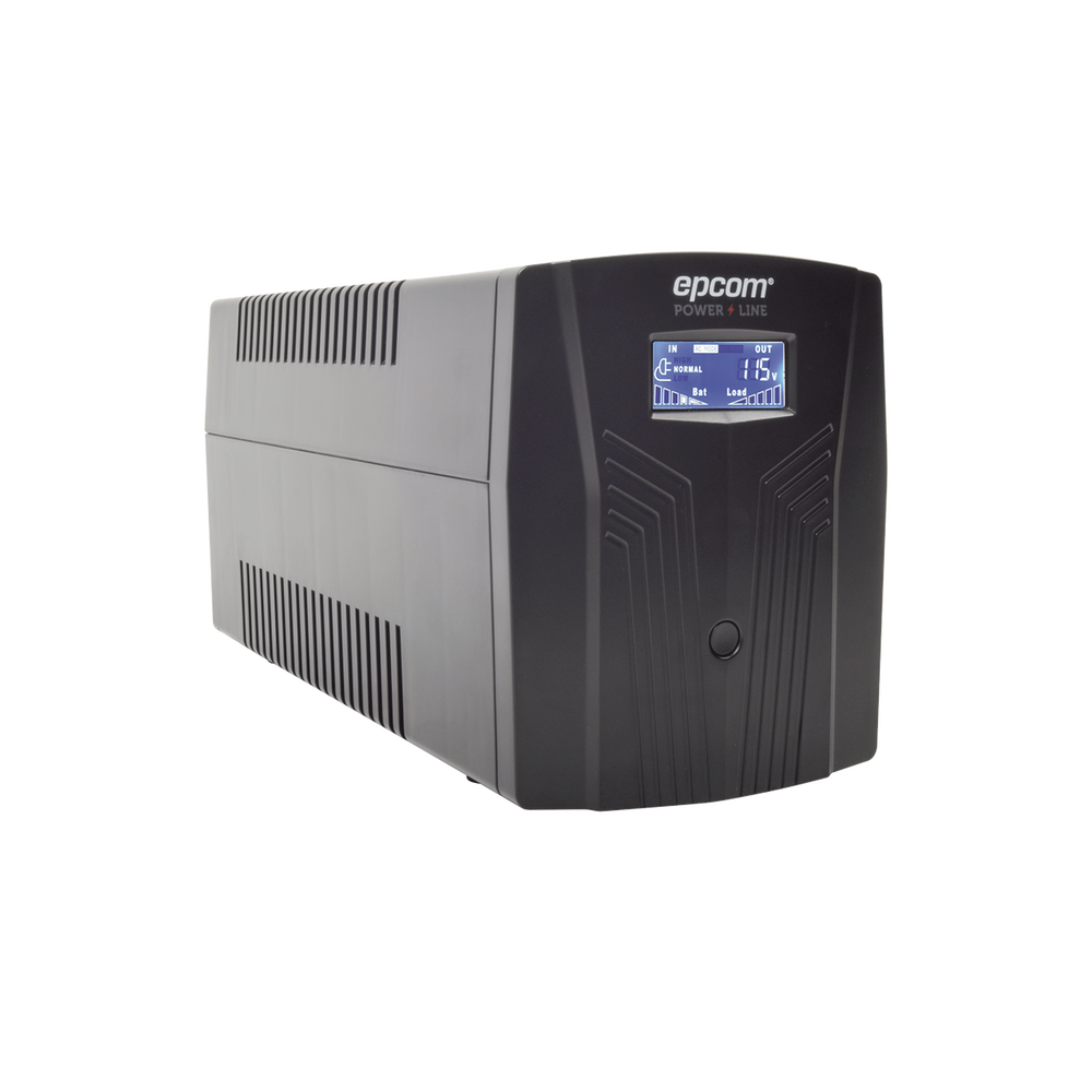 Epcom Powerline EPU1500LCD 1500VA/900W UPS with LCD Display, 6 NEMA 5-15R Contacts