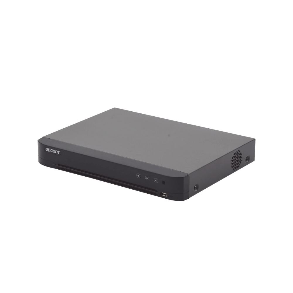 Epcom Professional EV-4004TURBO-D DVR 5 Megapixel / 3K Lite / 4 Channel TURBOHD + 2 IP Channel / 1 Hard Drive Bay / Coaxitron Audio / Avoid False Alarms / Full HD Video Output