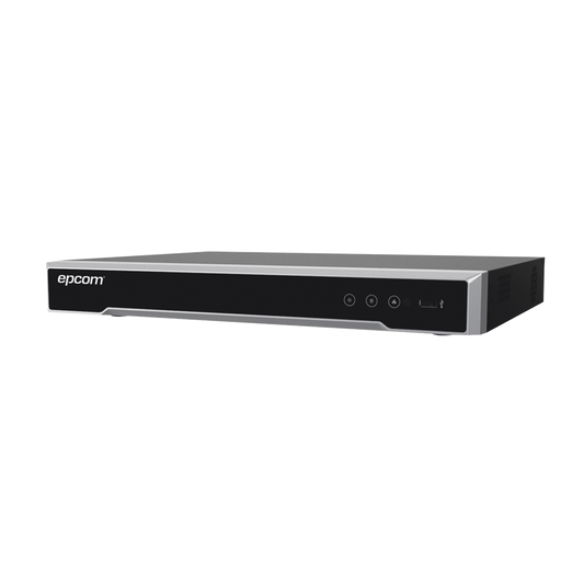 Epcom EV-8004TURBO-D DVR 8 Megapixel / 4 Channels TURBOHD + 4 IP Channels / 1 HDD Bays / 4 Audio Channels / Coaxitron Audio / 4 Alarm Inputs / 1 Alarm output / Videoanalysis