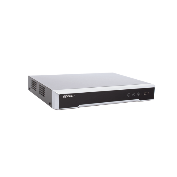 Epcom Professional EV-8008TURBO-D(C) DVR 8 Megapixel / 8 Channels 4K TURBOHD + 8 IP Channels / 1 HDD Bays / 4 Audio Channels / Coaxitron Audio / 8 Alarm Inputs / Videoanalysis