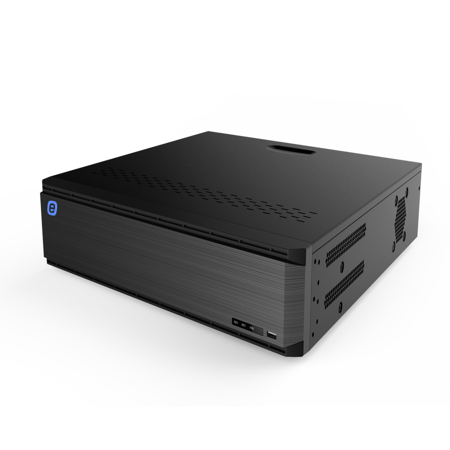 Epcom EV8032TURBO-GEN3 DVR 8MP (4K) / 32 Channels TURBOHD + 8 Channels IP / Support 8 Hard Disk / Smart Sense (Avoid False Alarms) / Video Output 4K / H.265 / Audio by Coaxitron / AHD, TVI, CVBS, CVI / 16 Channels Audio / Cloud Video Recording