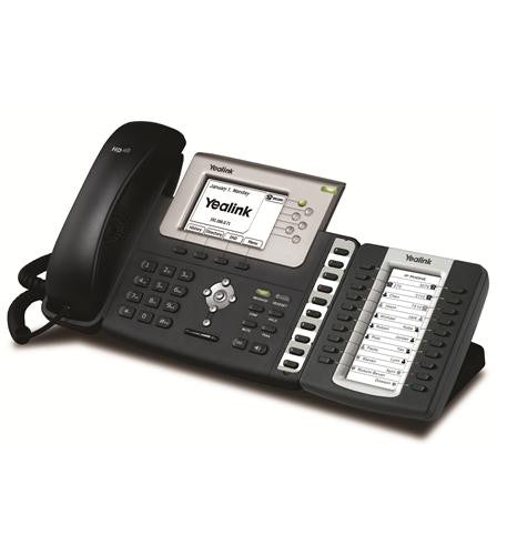Yealink EXP39 LCD Expansion Module for SIP-T26P/T28P 160x320 Graphic LCD 20 Keys with Dual Color LEDs Up to 120 Programmable Keys