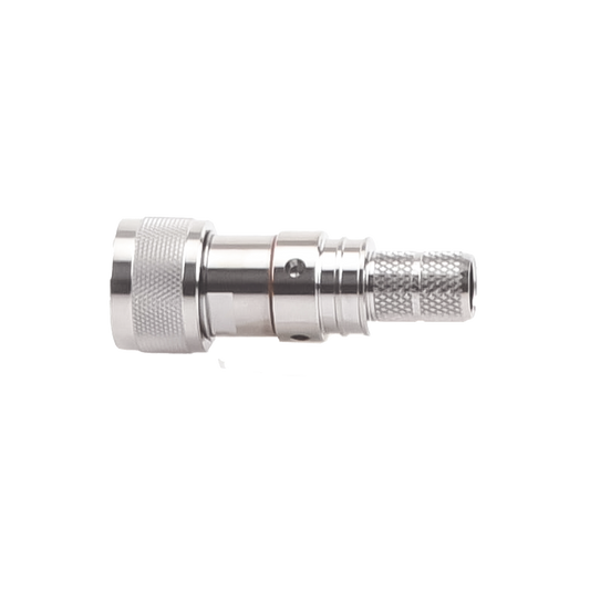 Times Microwave EZ-400-UM-X UHF Male Crimp Connector, Non-Solder Pin