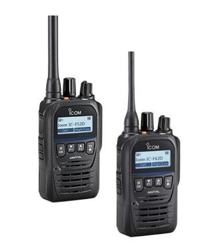 Icom F52DUL 12 USA 136-174MHz VHF Portable Radio IDAS Digital 512CH IP67