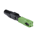Fiberhome FASC SC/APC Singlemode Fiber Optic Fast Connector - Pre-Polished, Reusable Field Assembly Quick Connector for FTTH Installation