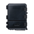 Fiberhome FDP-440A Outdoor Fiber Optic Termination Box (24 Splices) - Pre-Loaded with 8 SC/APC Adapters - IP55 Rated Weatherproof Enclosure for Pole Mount & Aerial Use - 1:8 Splitter Ready, Black