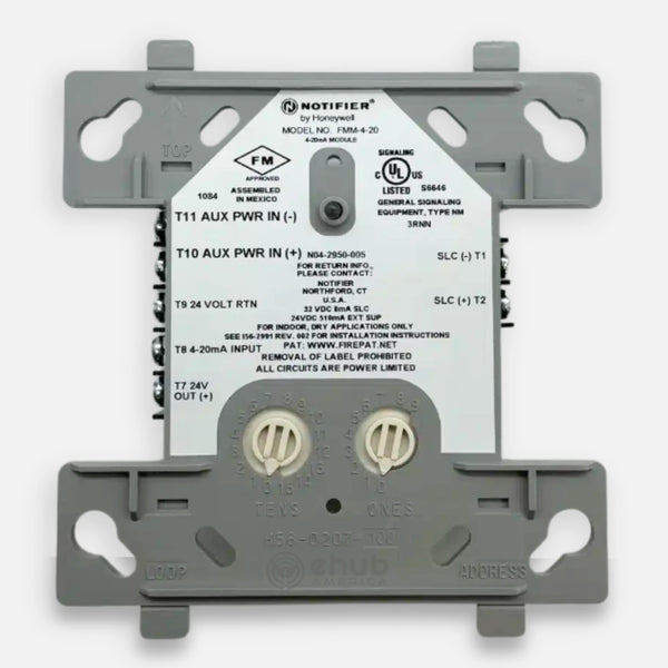Notifier FMM-4-20 Addressable Module with Flashscan