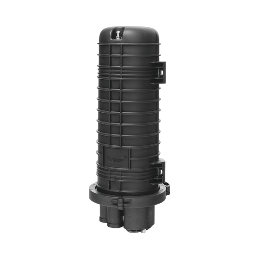 Linkedpro LPSC-220J-A104 Outdoor Fiber Optic Splice Closure (96 Fibers) - IP68 Waterproof Vertical Dome Type - 18.9" Aerial Heat Shrink Joint Enclosure for Cable Management and Repair