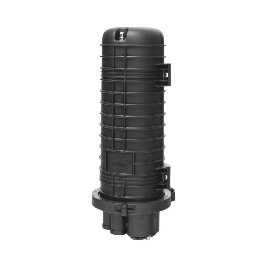 Linkedpro LPSC-220J-A104 Outdoor Fiber Optic Splice Closure (96 Fibers) - IP68 Waterproof Vertical Dome Type - 18.9" Aerial Heat Shrink Joint Enclosure for Cable Management and Repair