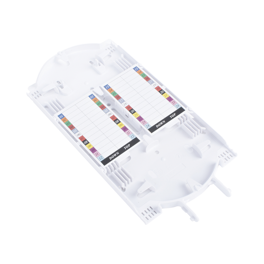Fiberhome LPST-220J-A104 Fiber Optic Splice Tray, 24 fusion splices, Compatible with LPSC-220J-C104