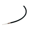 CommScope FSJ-150A HELIAX Superflexible Low Density Foam Coaxial Cable, Corrugated Copper Shield, Black PE Jacket.