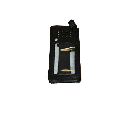 Syscom FSM-TK-480 Reinforced Leather Case with Top Clear Plastic Front window Easily Screen View & Key Board Access or push buttons