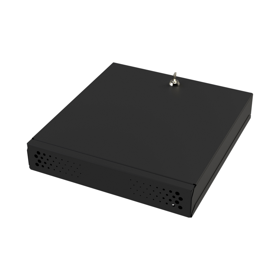 Epcom Industrial GABVID2R3 Security Desktop Cabinet for DVR/NVR, Maximum Size of DVR/NVR: 473 x 120 x 606mm (W x H x D). Compatible with SLIM Power Supply.