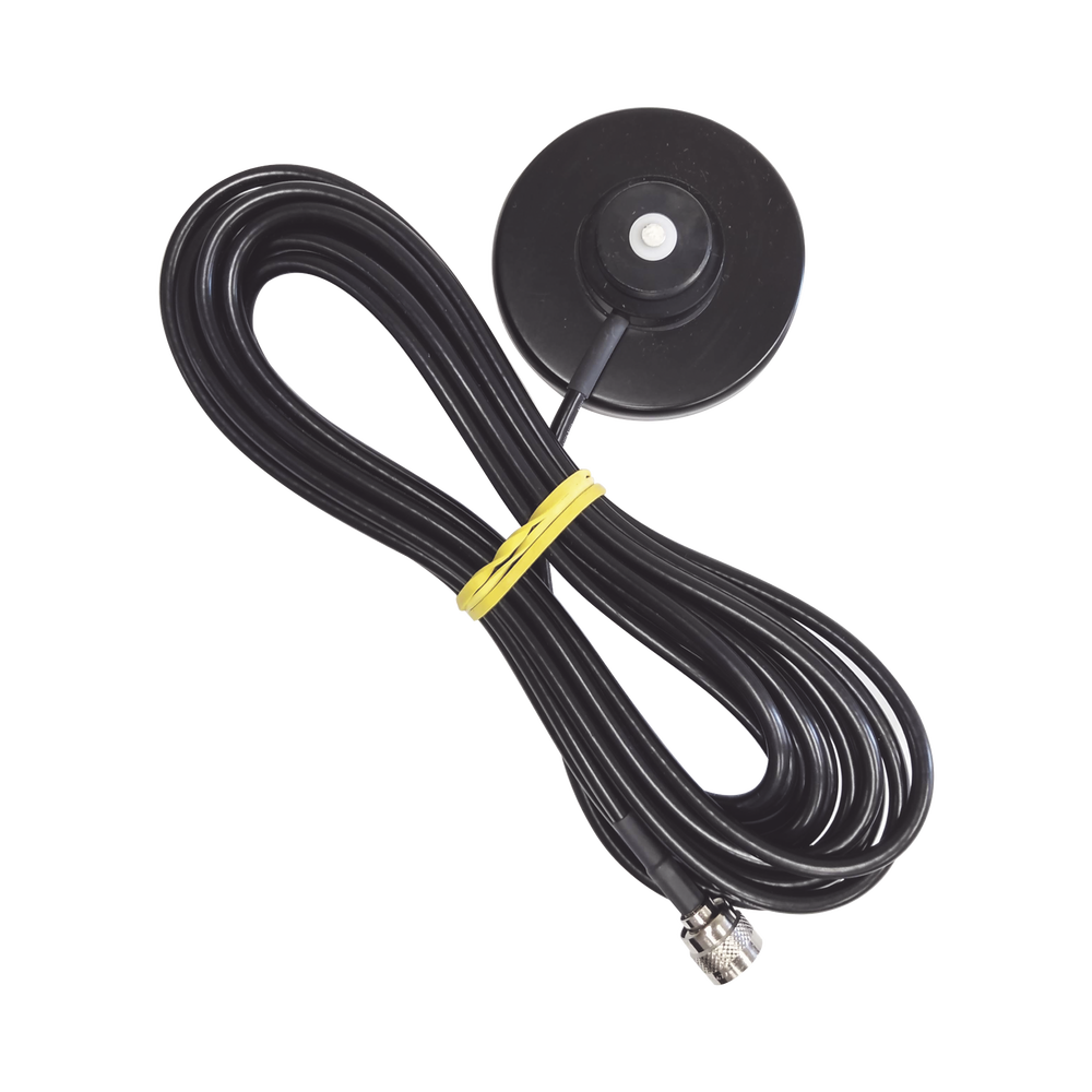 PCTEL GBB60240T2A Black Magnetic Mount, 20 ft Cable RG58/U, 3-1/4" Diameter