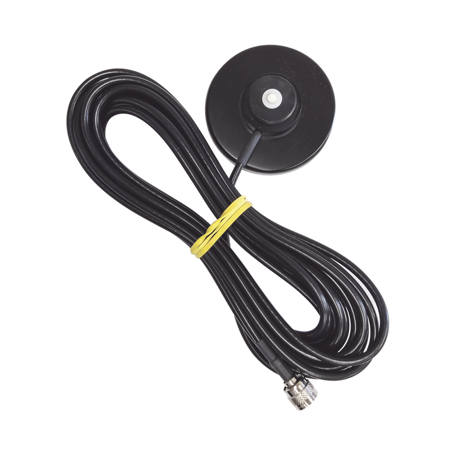 PCTEL GBB60240T2A Black Magnetic Mount, 20 ft Cable RG58/U, 3-1/4" Diameter