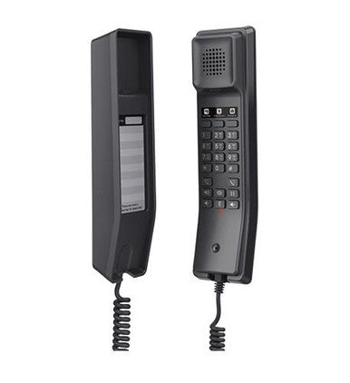 Grandstream GHP611 Compact Hotel Phone 2 SIP Accounts HD Audio 3 Way Conferencing Dual Band Wi-Fi PoE Wall Mountable