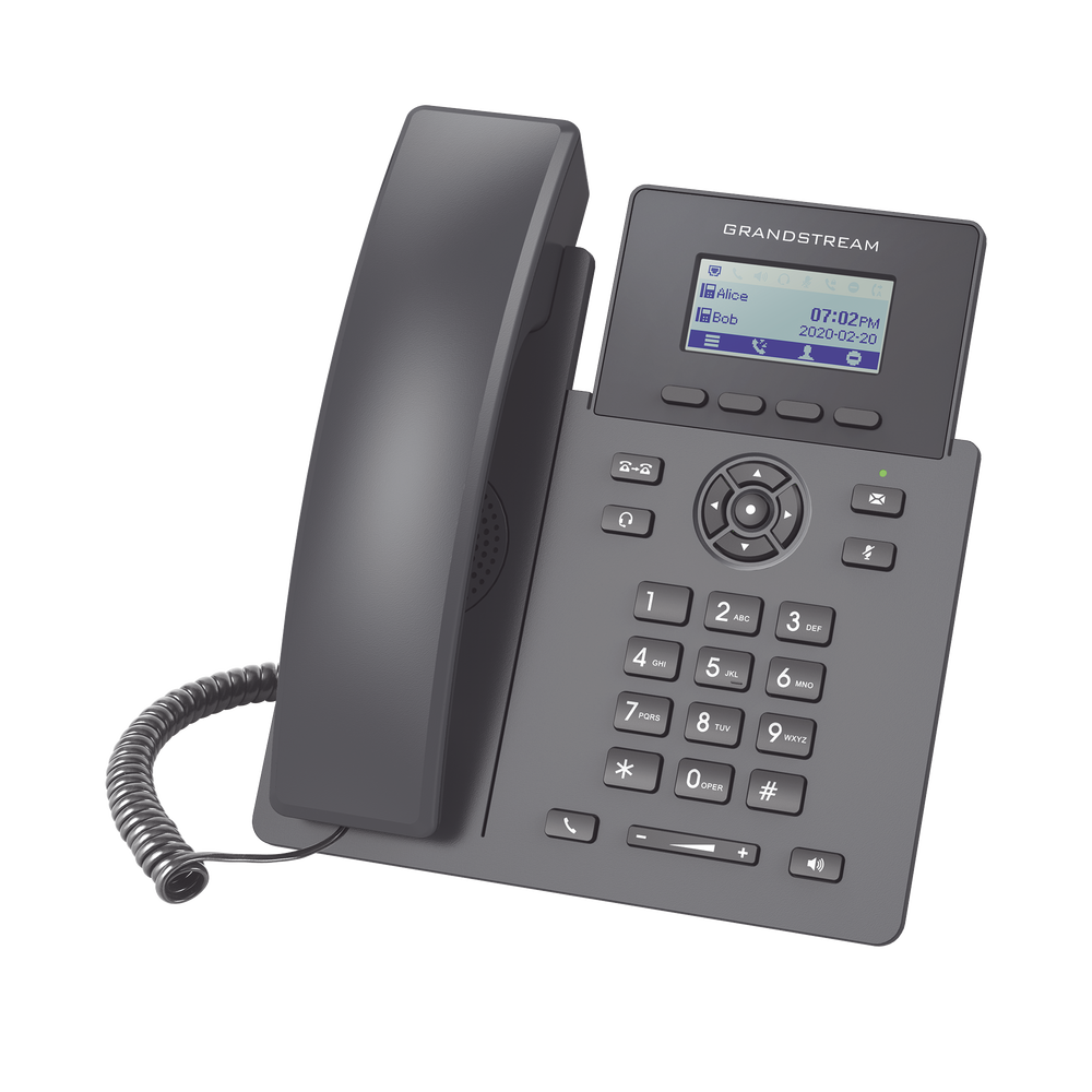 Grandstream GRP-2601 Operator Grade IP Phone, 2 SIP lines with 2 accounts, Opus codec, IPV4/IPV6 with GDMS cloud management.