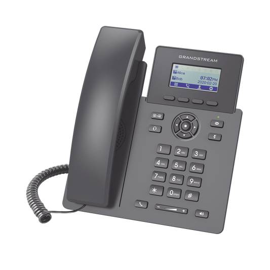 Grandstream GRP-2601 Operator Grade IP Phone, 2 SIP lines with 2 accounts, Opus codec, IPV4/IPV6 with GDMS cloud management.