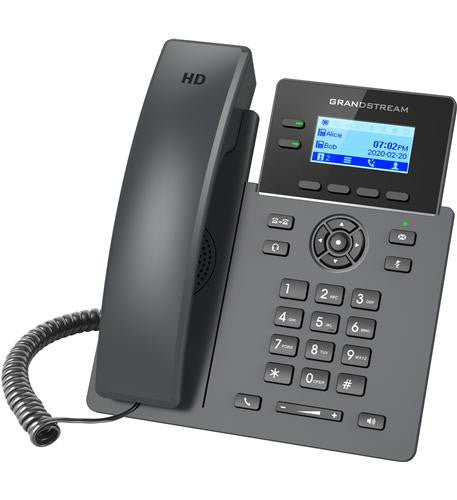 Grandstream GRP2602P 2 Line Essential IP Phone Full HD Audio PoE 5 Way Conferencing EHS Support Wi-Fi (GRP2602W)
